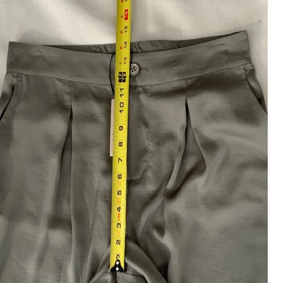 Nic + Zoe Soft Drape Wide-Leg Pant In Tarragon NWT size 10 - Picture 7 of 9